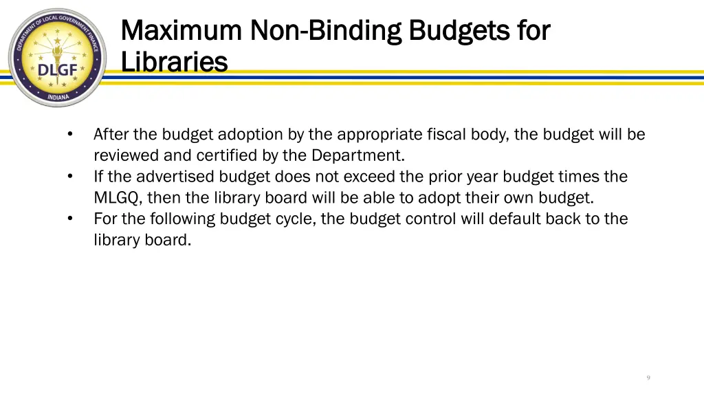 maximum non maximum non binding budgets 4