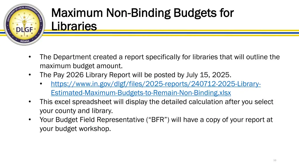 maximum non maximum non binding budgets 5