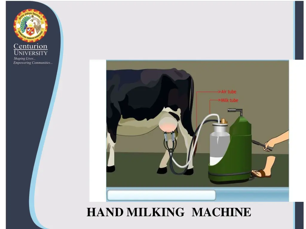 hand milking machine
