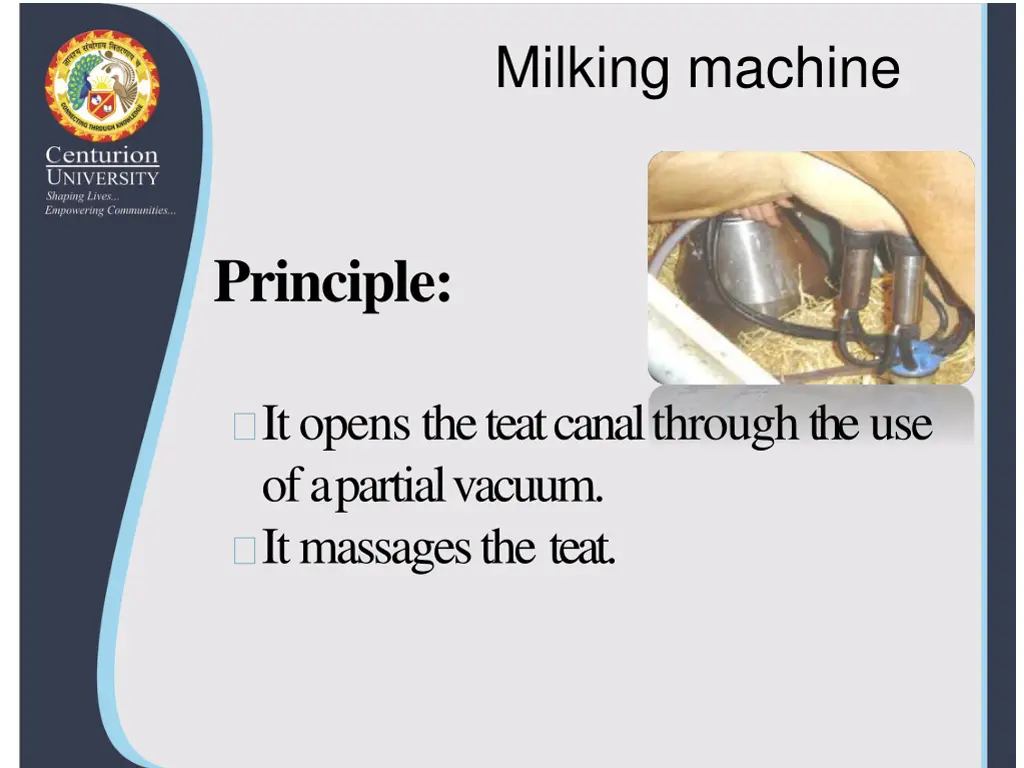 milking machine