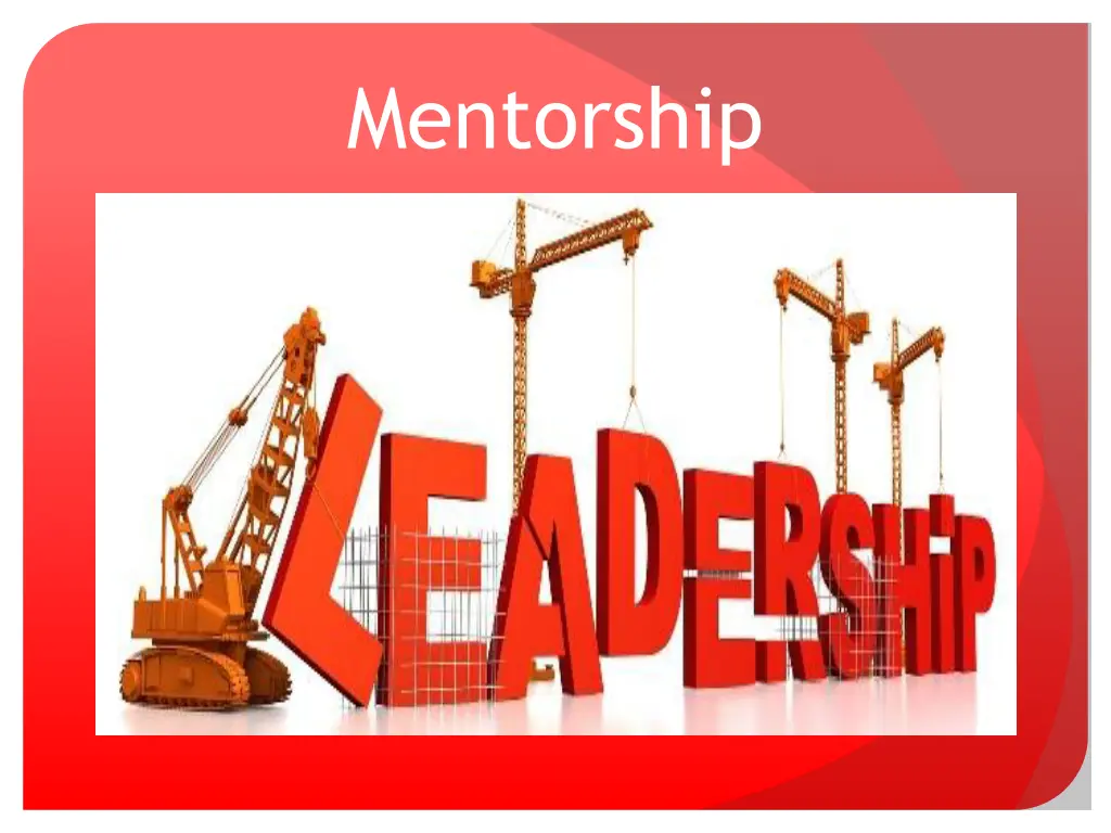 mentorship