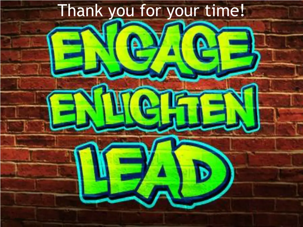 thank you for your time