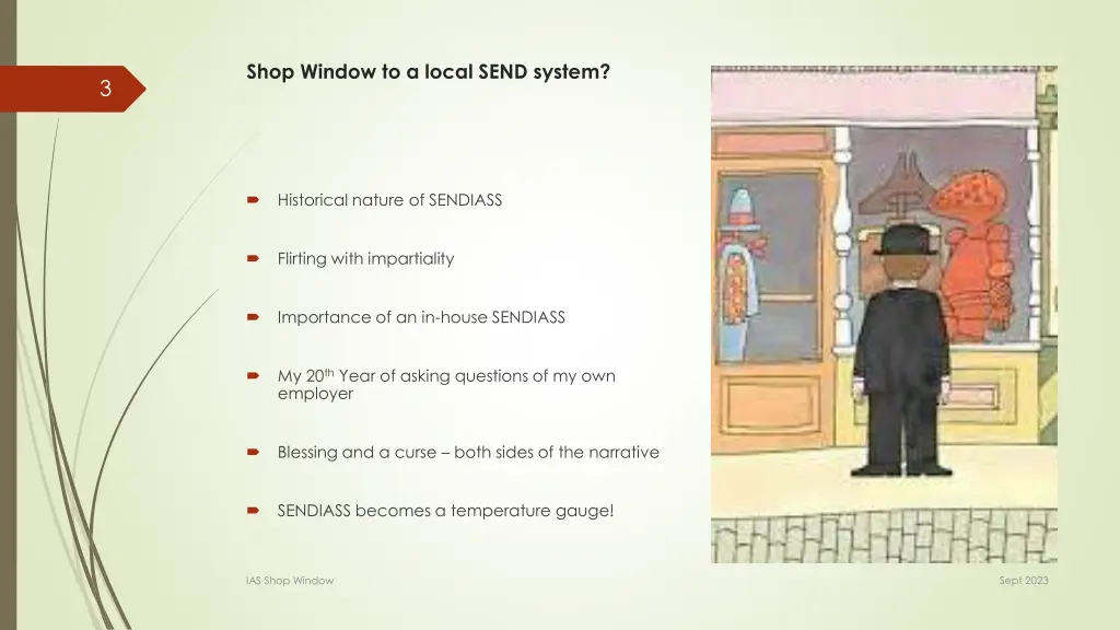 shop window to a local send system