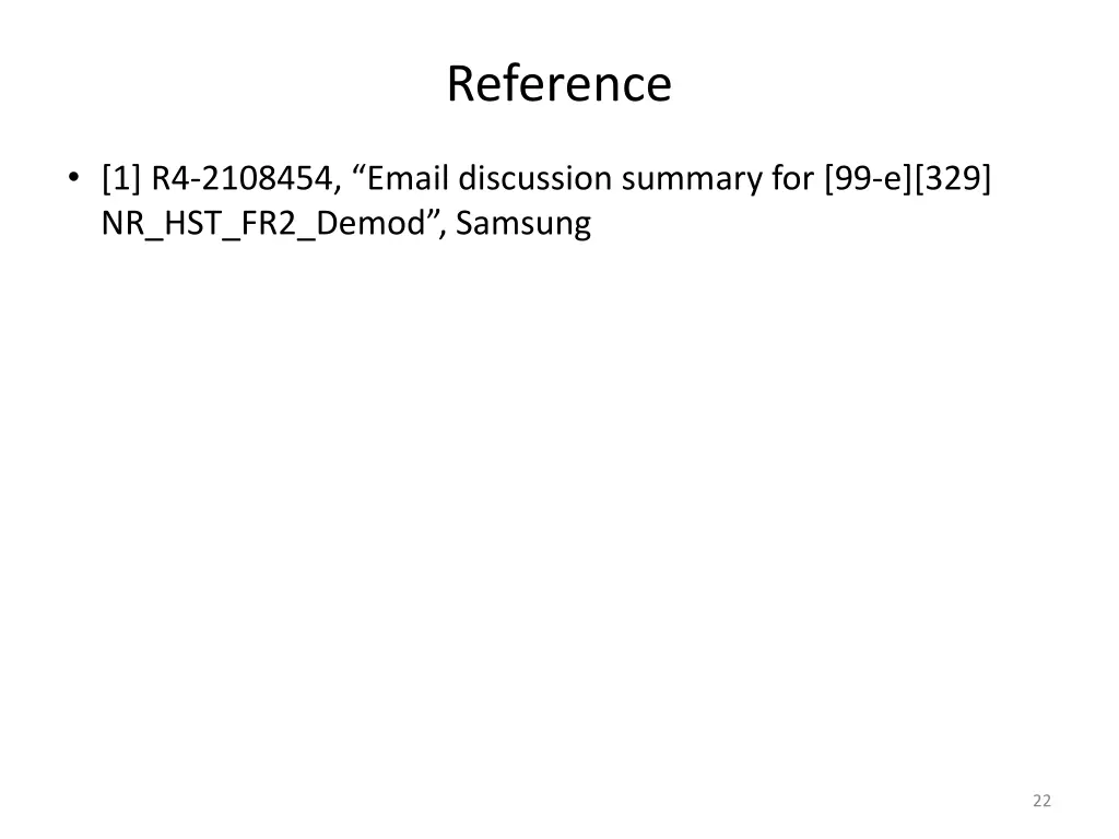 reference