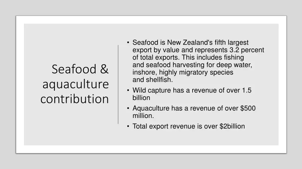 seafood is new zealand s fifth largest export