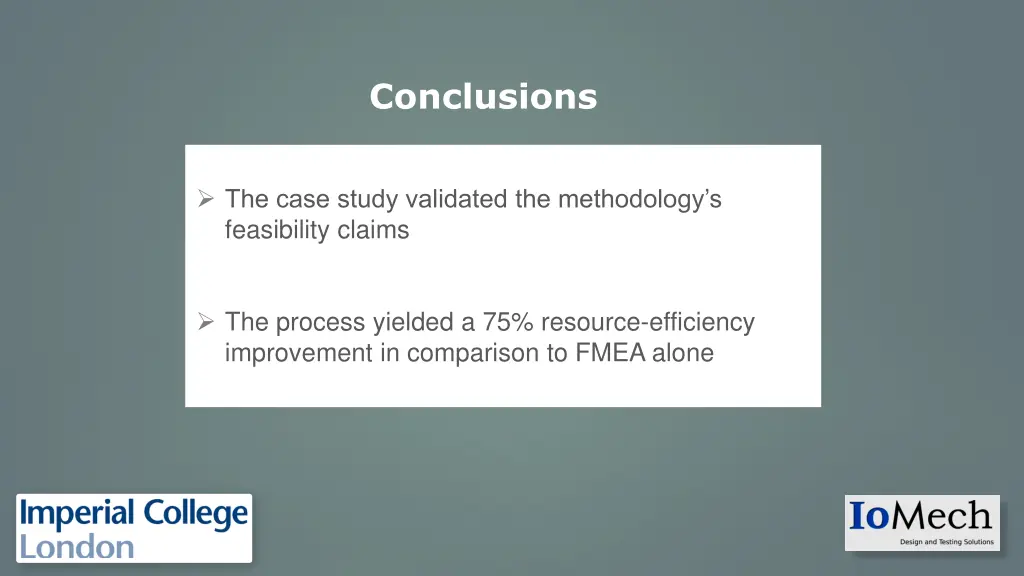 conclusions