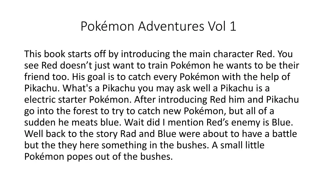pok mon adventures vol 1