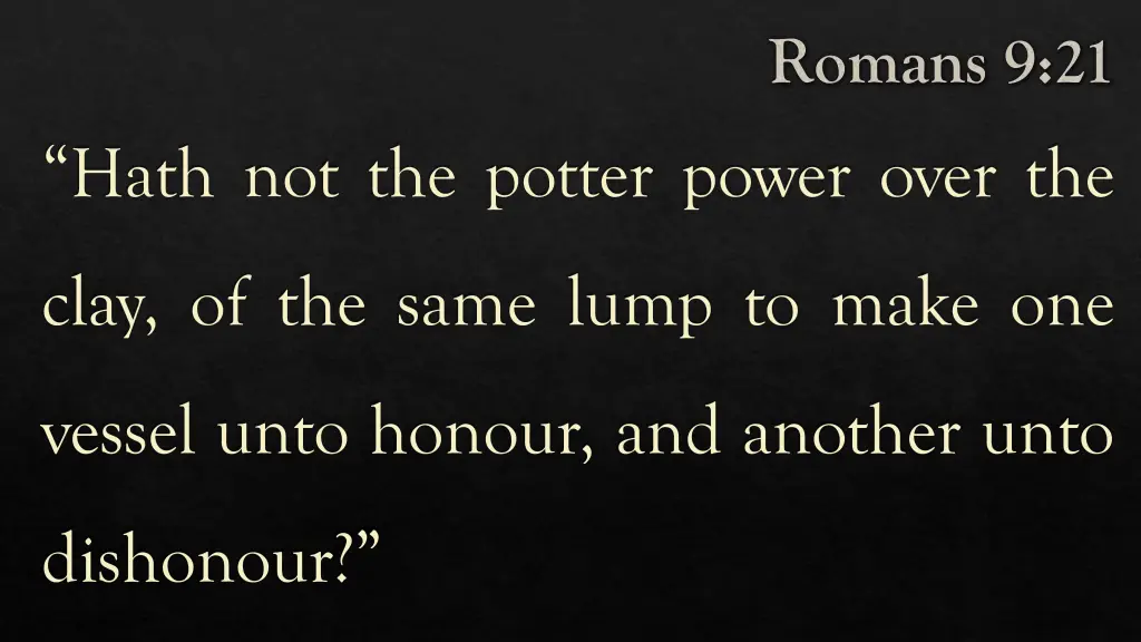 romans 9 21