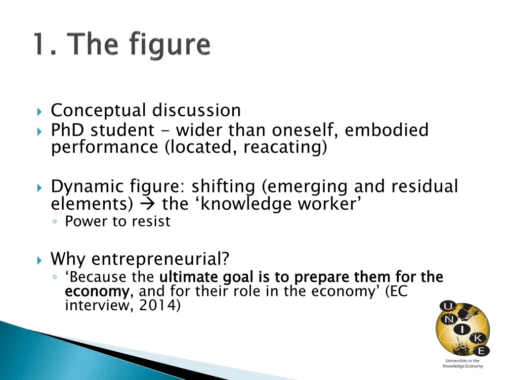 conceptual discussion phd student wider than