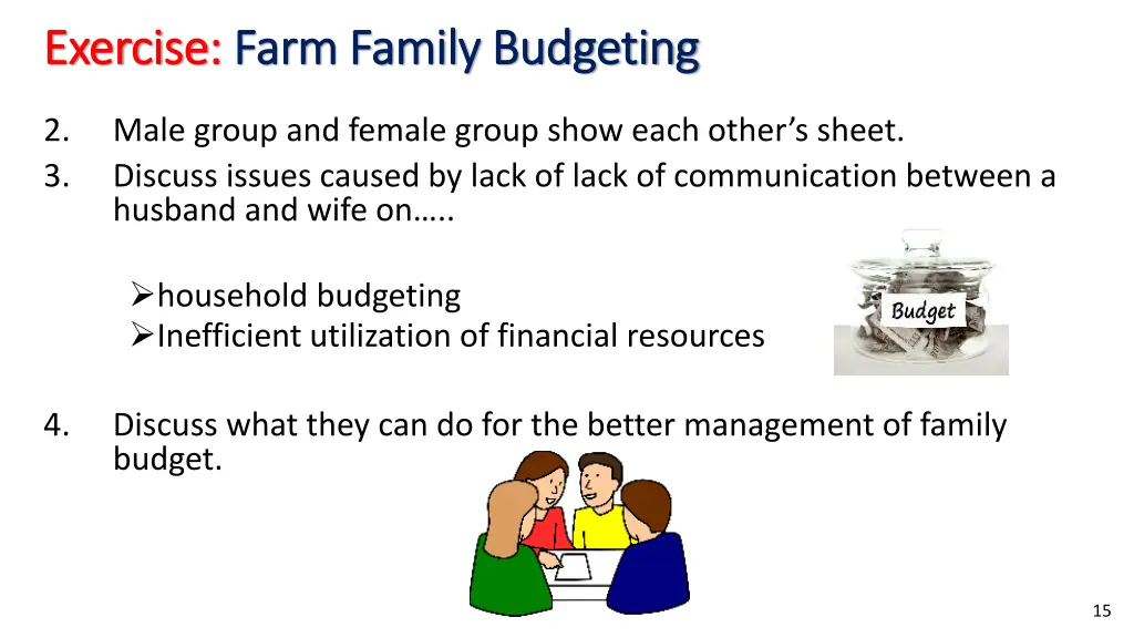 exercise exercise farm family budgeting farm 1