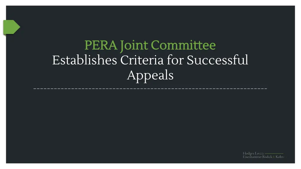 pera joint committee pera joint committee