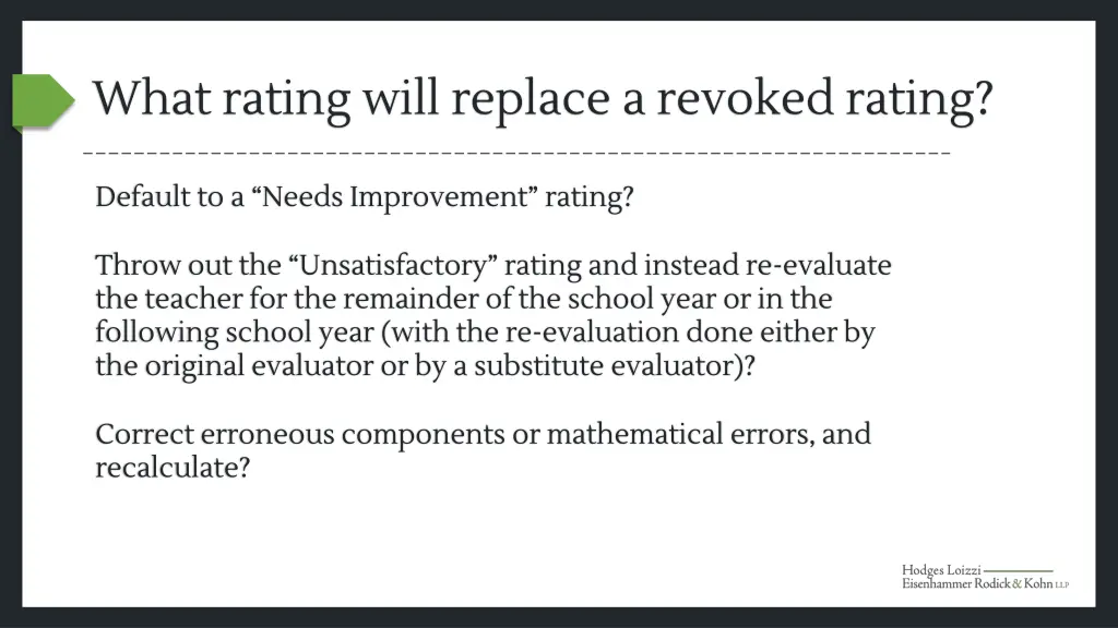 what rating will replace a revoked rating 1