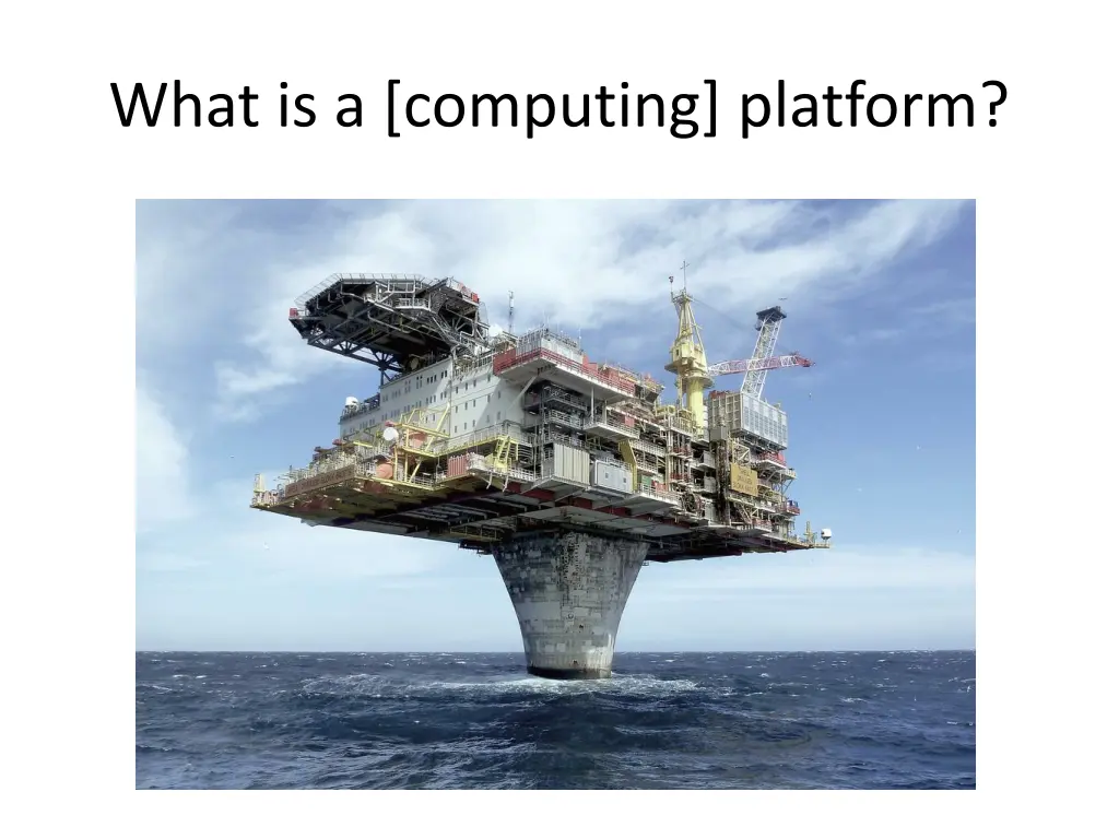 what is a computing platform