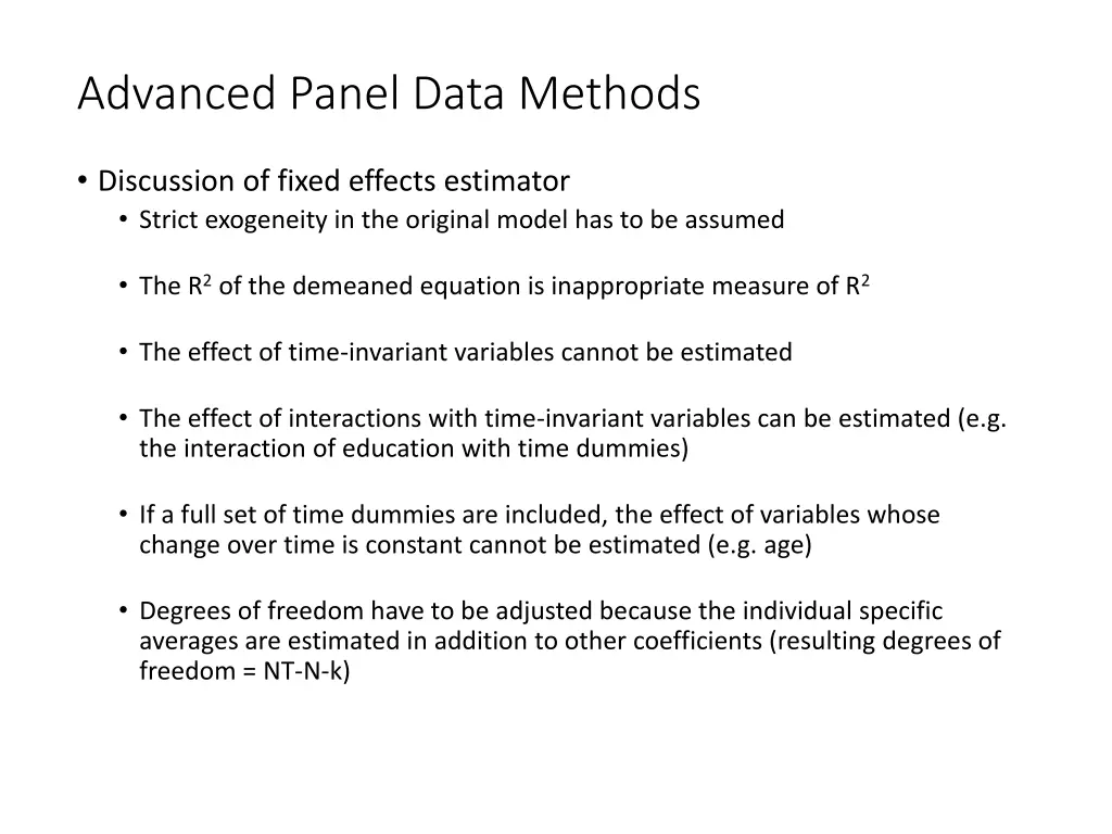 advanced panel data methods 1