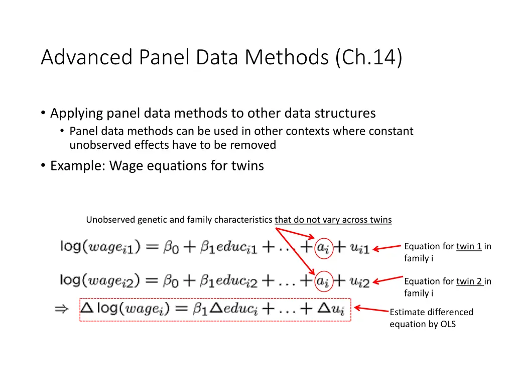 advanced panel data methods ch 14