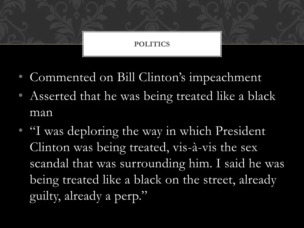 politics