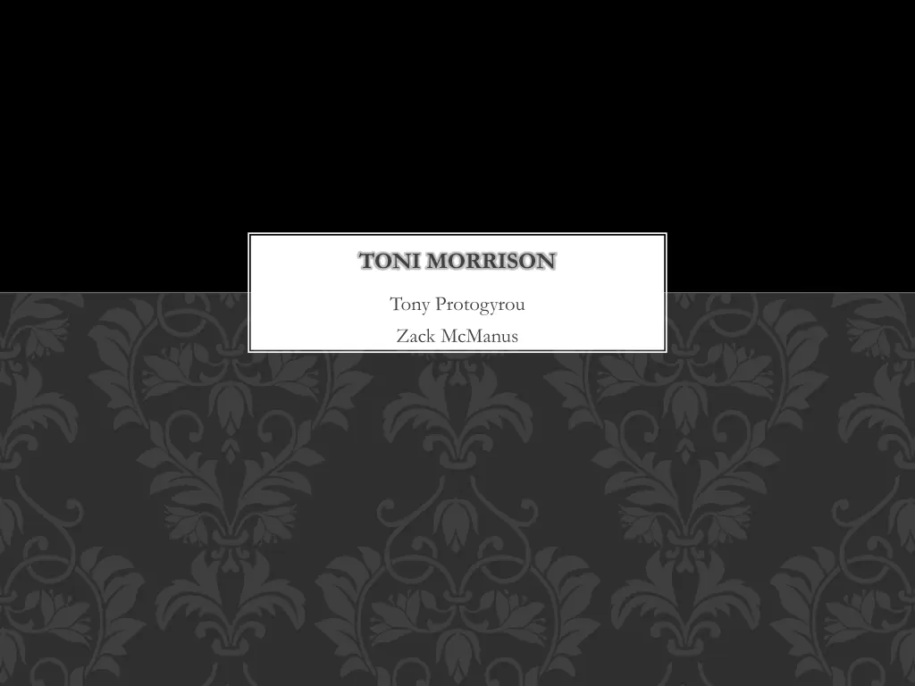 toni morrison