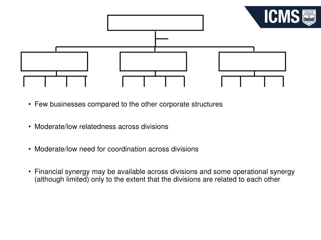 corporate structures multidivisional