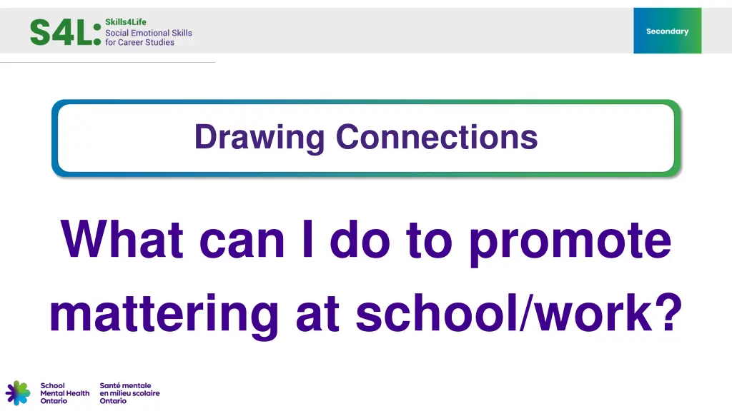 drawing connections 1