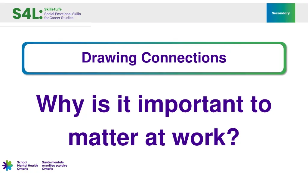 drawing connections