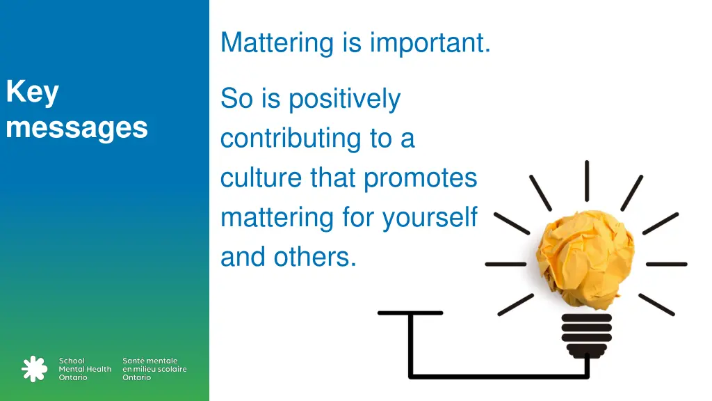 mattering is important