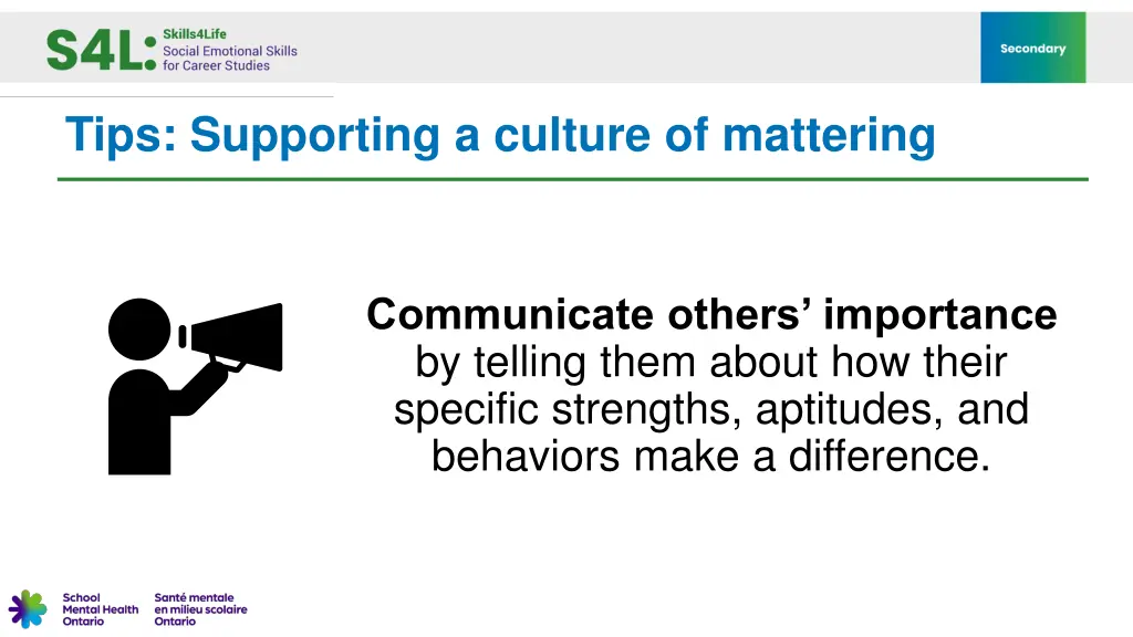 tips supporting a culture of mattering 1
