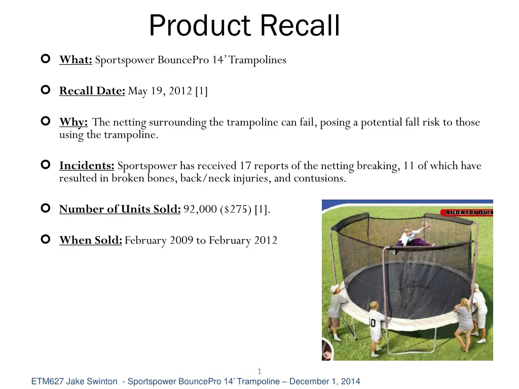 product recall