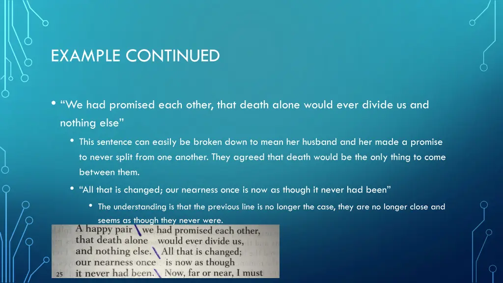 example continued