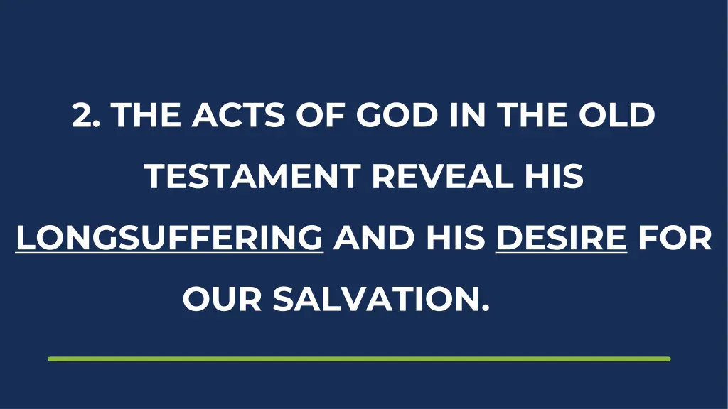 2 the acts of god in the old