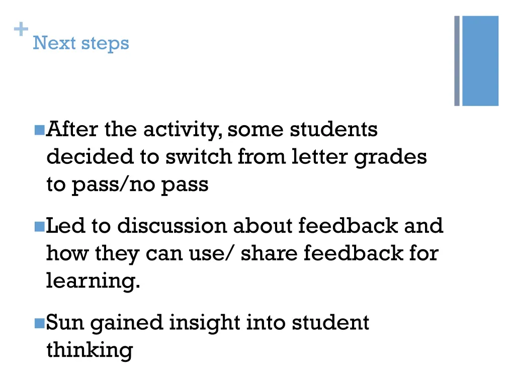 next steps 1