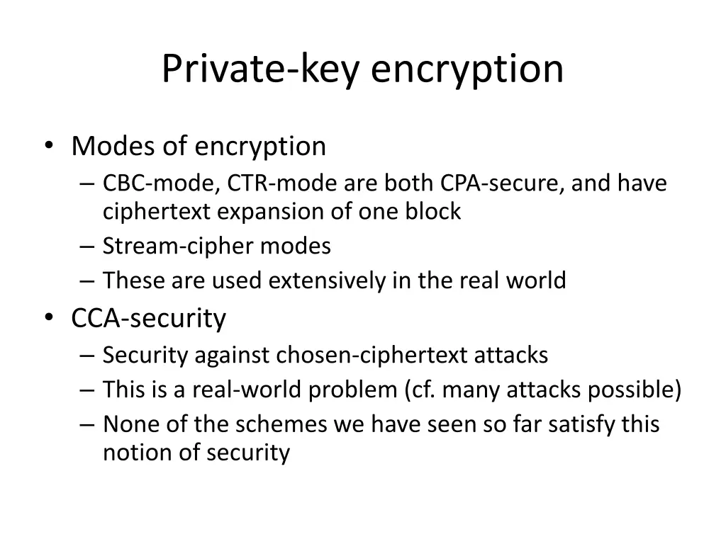 private key encryption 3