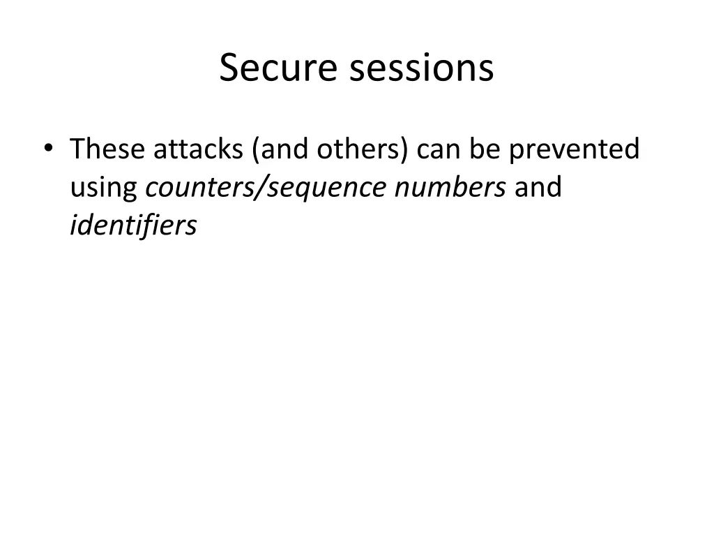 secure sessions 2