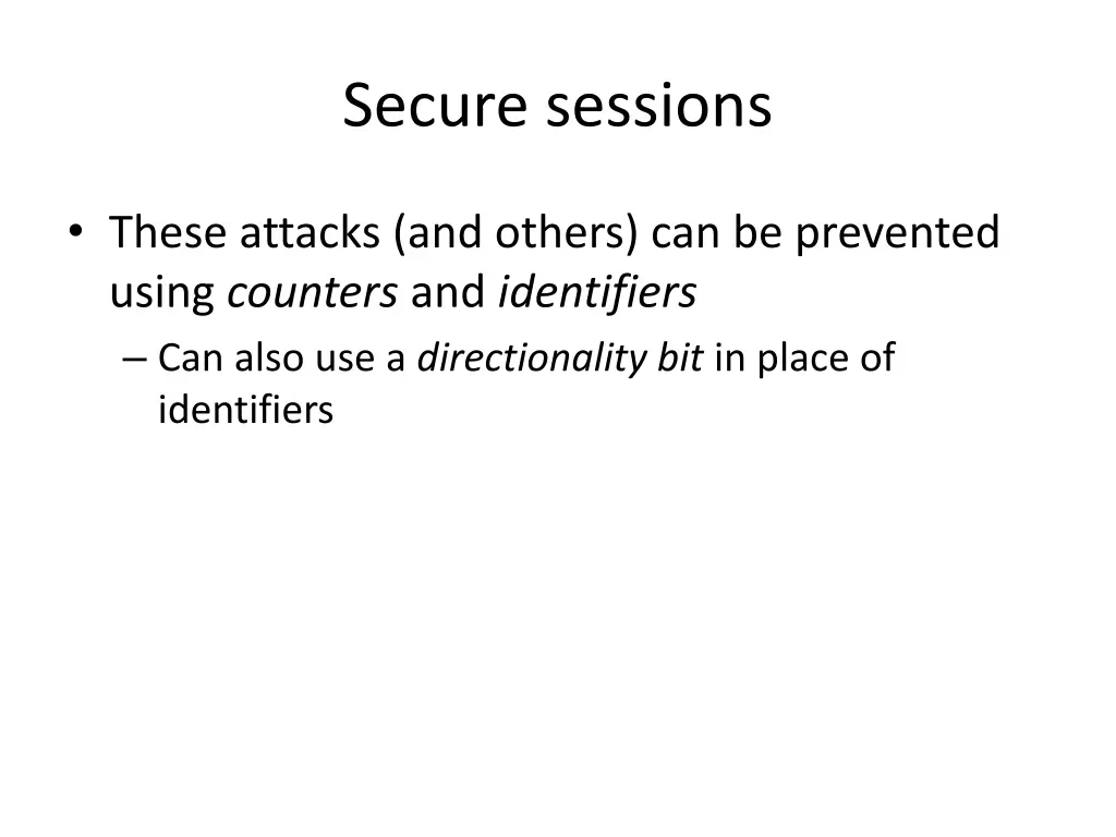 secure sessions 3