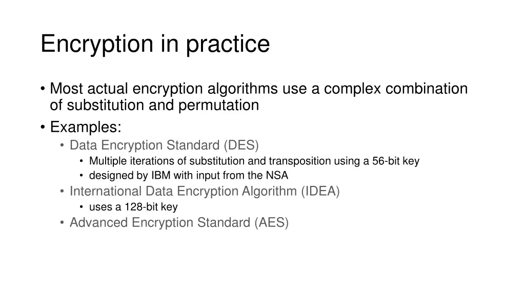 encryption in practice