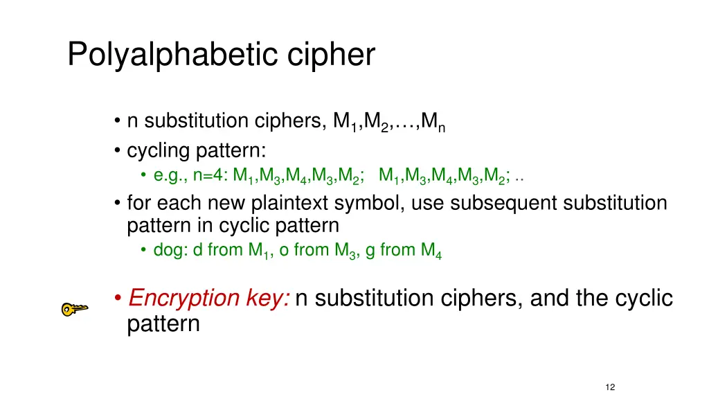 polyalphabetic cipher
