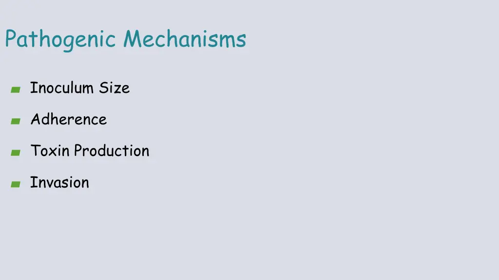 pathogenic mechanisms