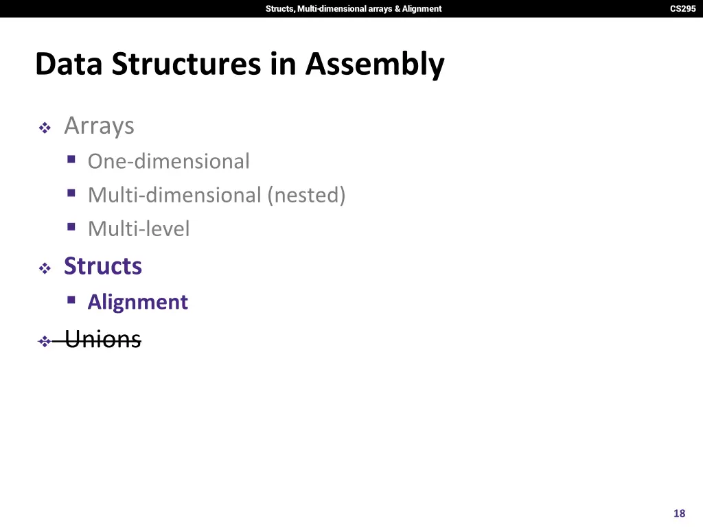 structs multi dimensional arrays alignment 16