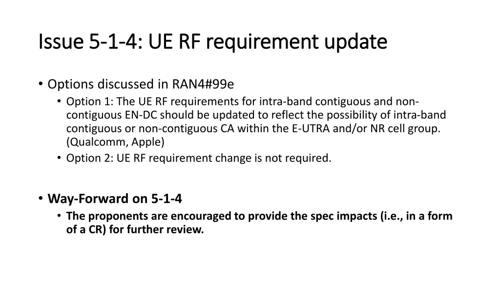 issue 5 issue 5 1 1 4 ue rf requirement update