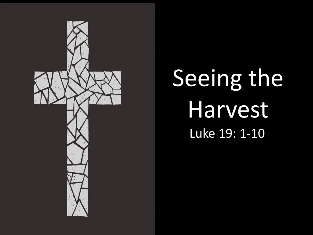 seeing the harvest luke 19 1 10