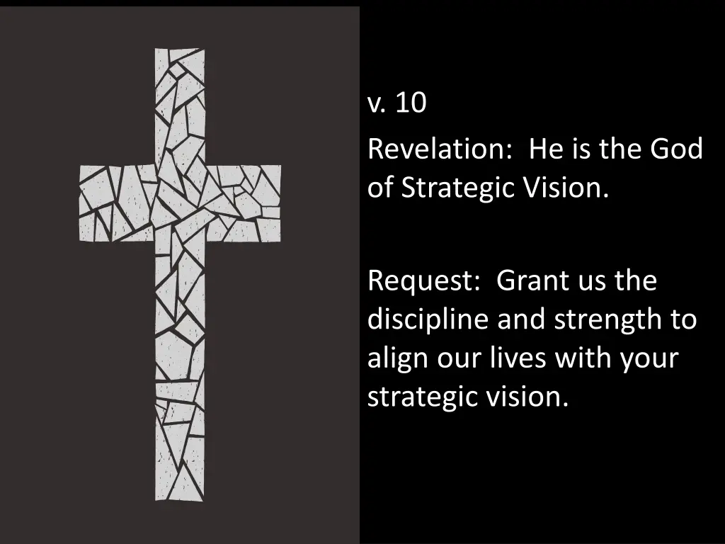 v 10 revelation he is the god of strategic vision
