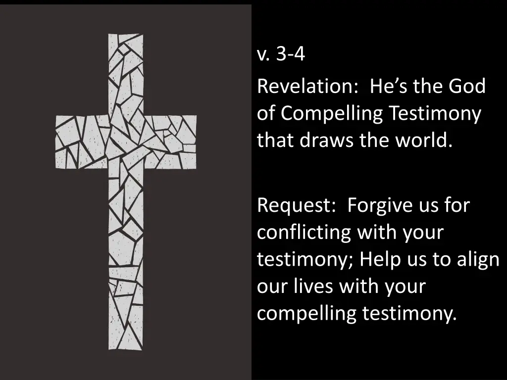 v 3 4 revelation he s the god of compelling
