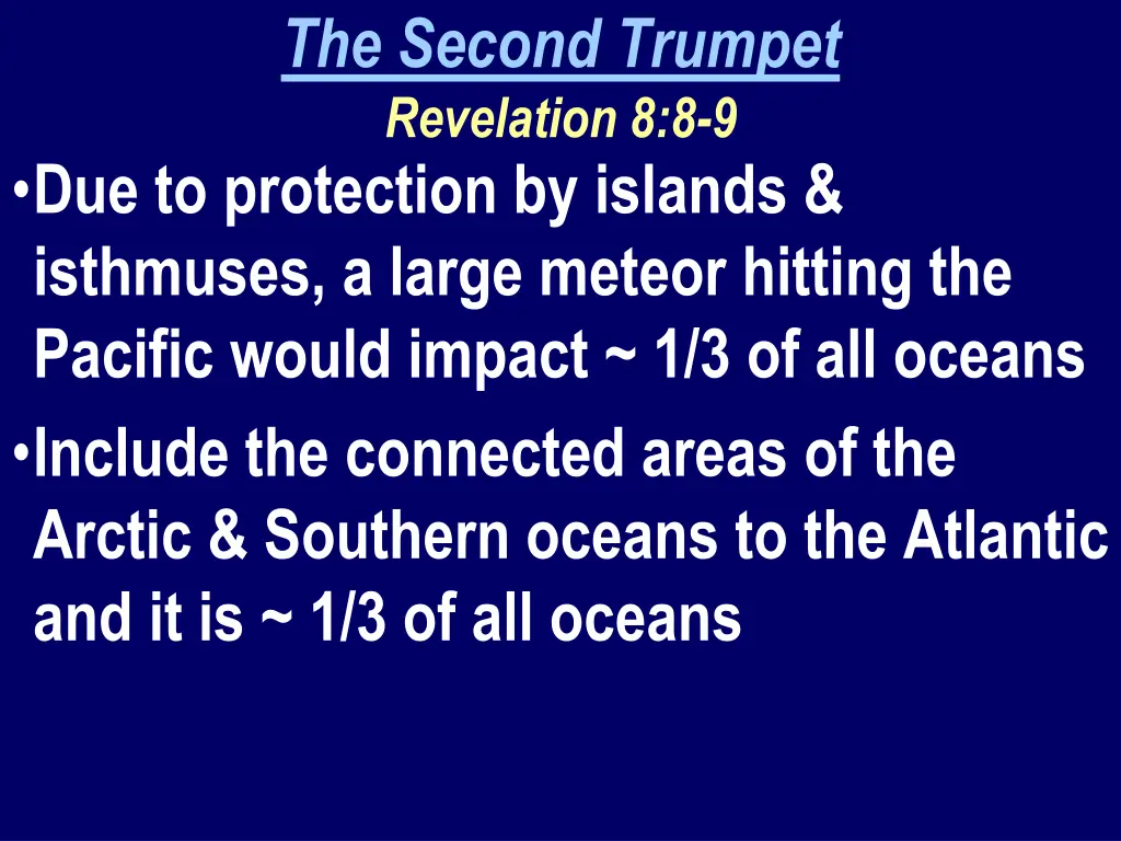 the second trumpet revelation 1