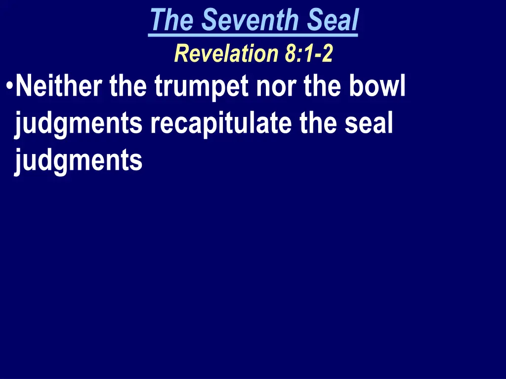 the seventh seal revelation 8 1 2 1