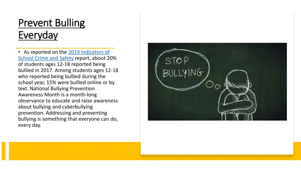 prevent bulling prevent bulling everyday everyday