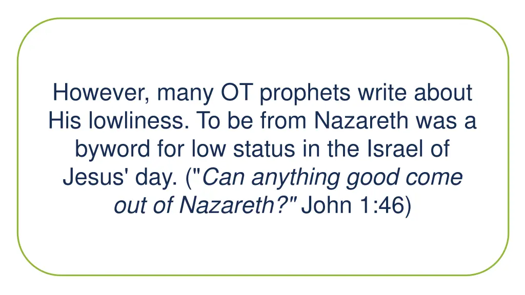 however many ot prophets write about