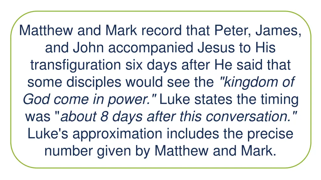 matthew and mark record that peter james and john
