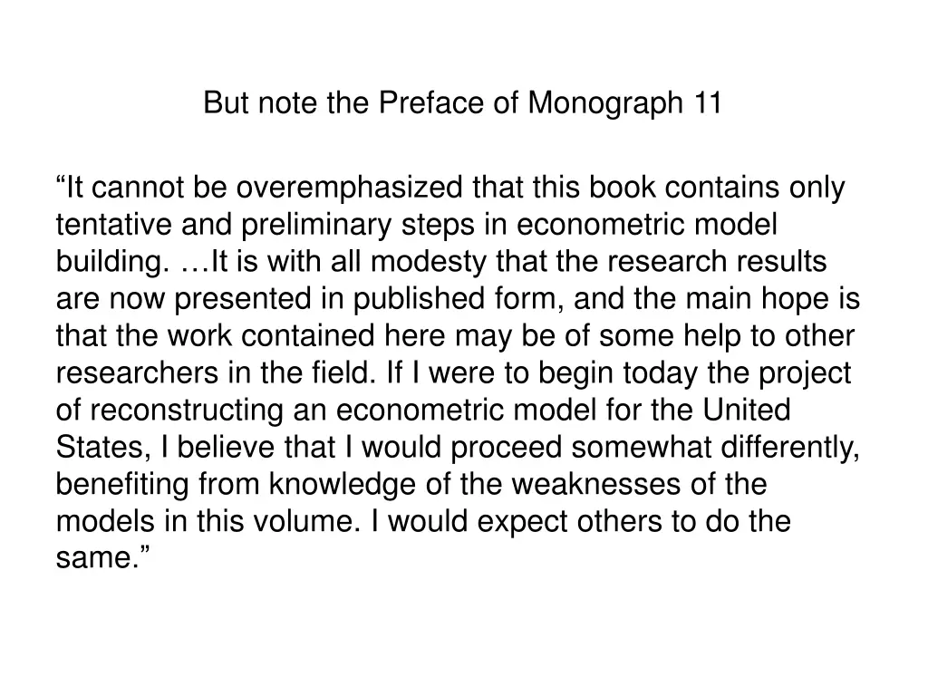 but note the preface of monograph 11