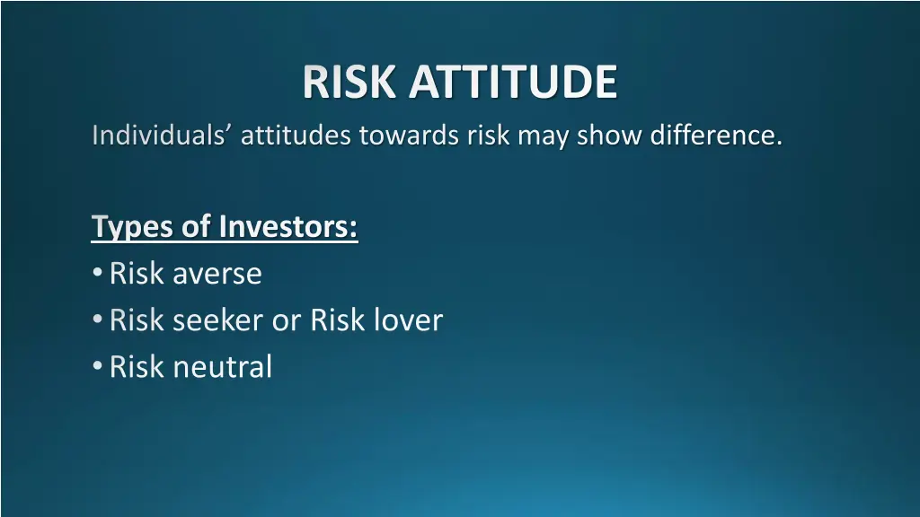 risk attitude 1