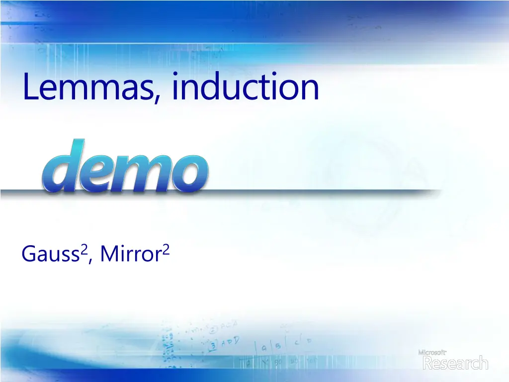 lemmas induction