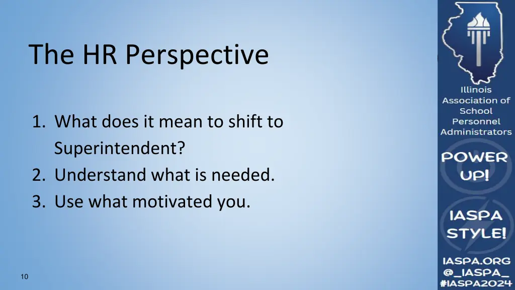 the hr perspective